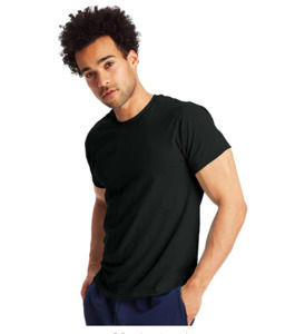 TWO Hanes Mens X-Temp Crewneck Short-Sleeve T-Shirt Soft No Pocket 2-Pack